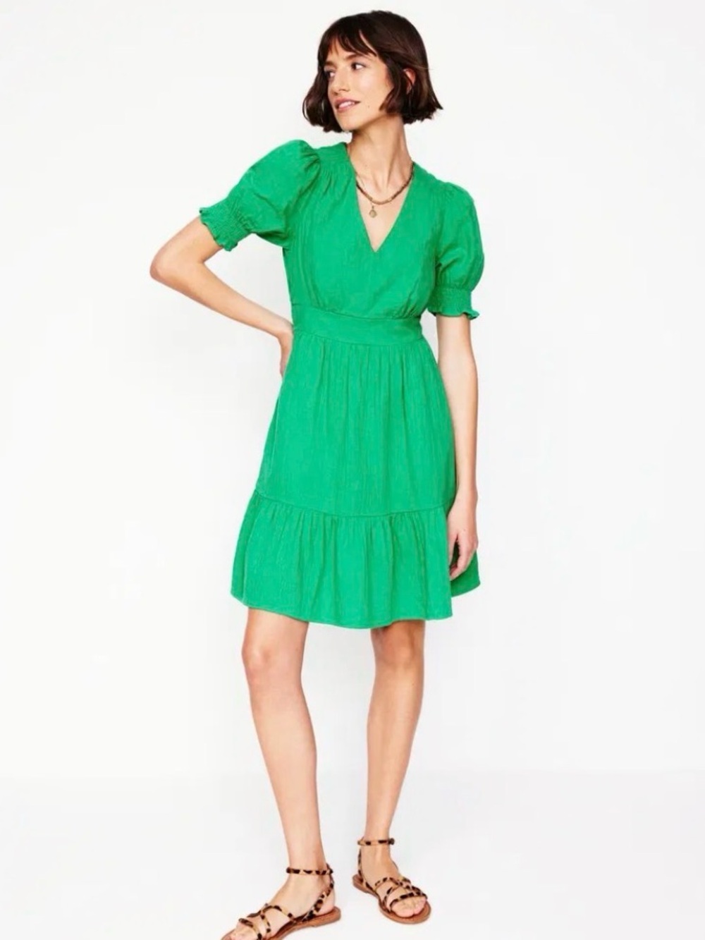 Boden 8R Anna Double Cloth Short Dress